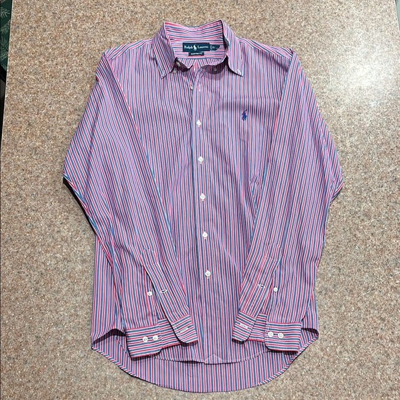 Ralph Lauren Other - Ralph Lauren Men's Red Striped Shirt